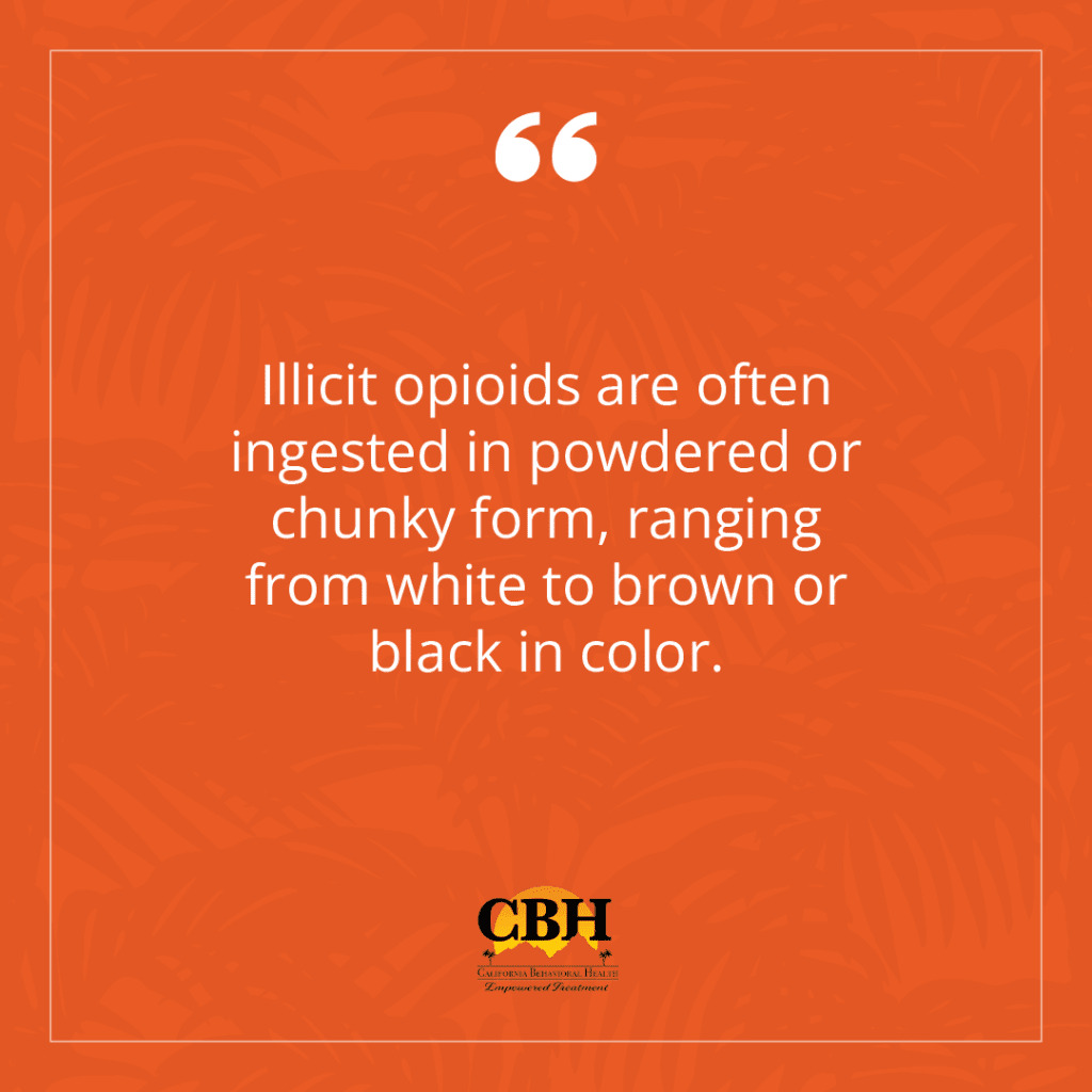 Illicit opioids