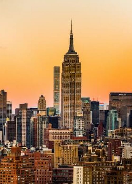 New York City skyline showing the Empire State Building